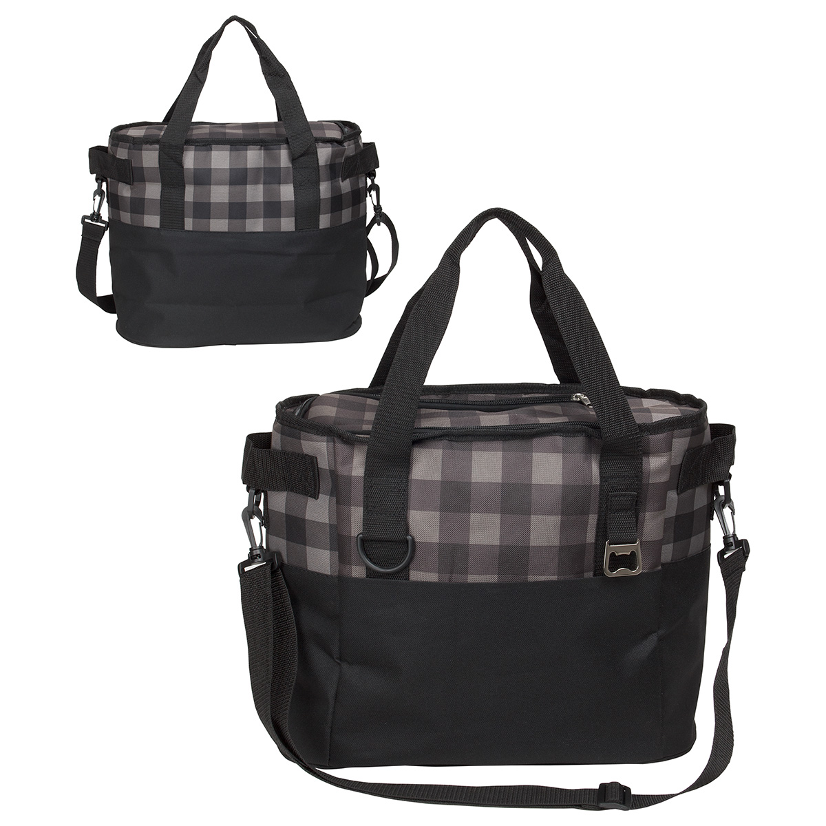 Plaid Insulated Cooler Bag 1