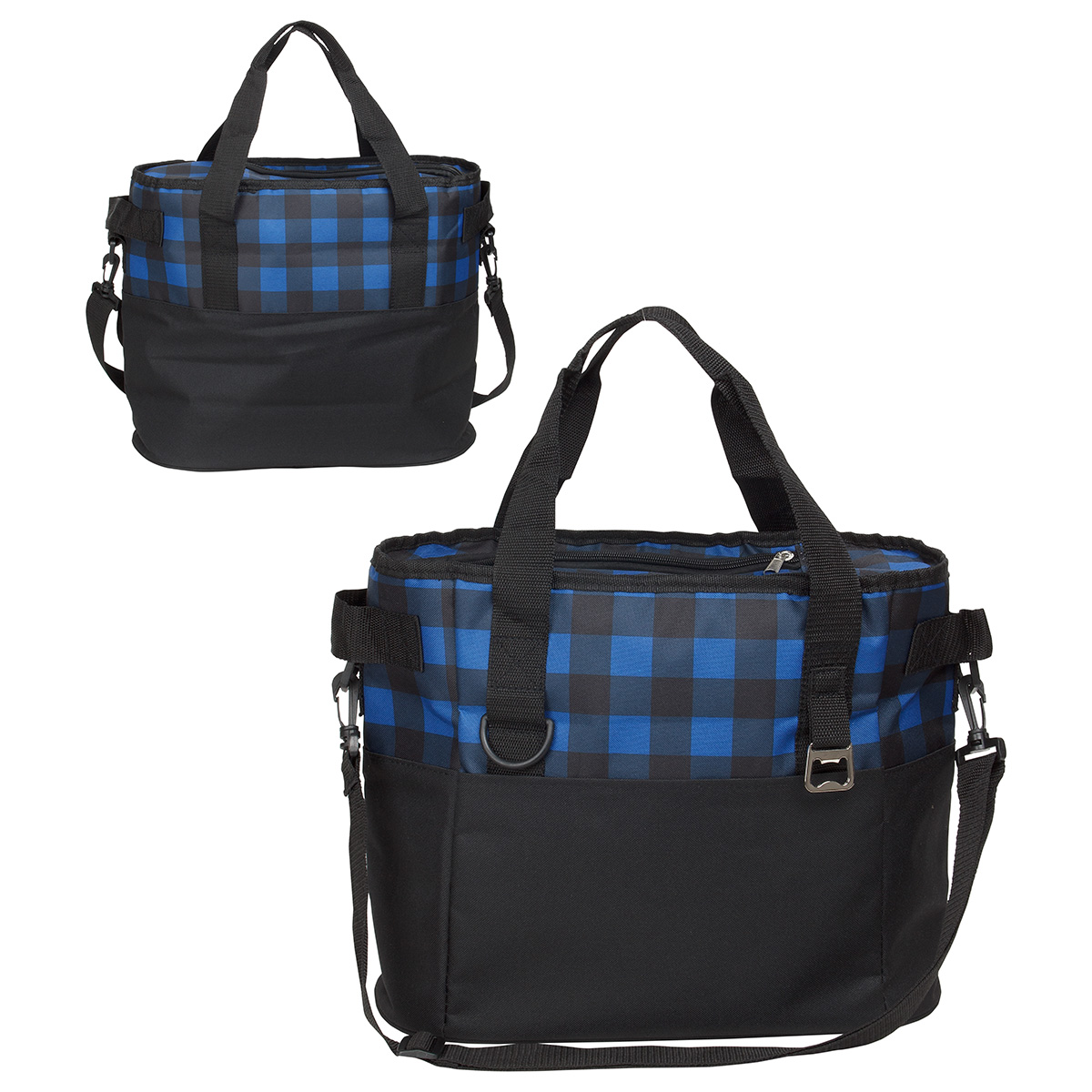 Plaid Insulated Cooler Bag 1