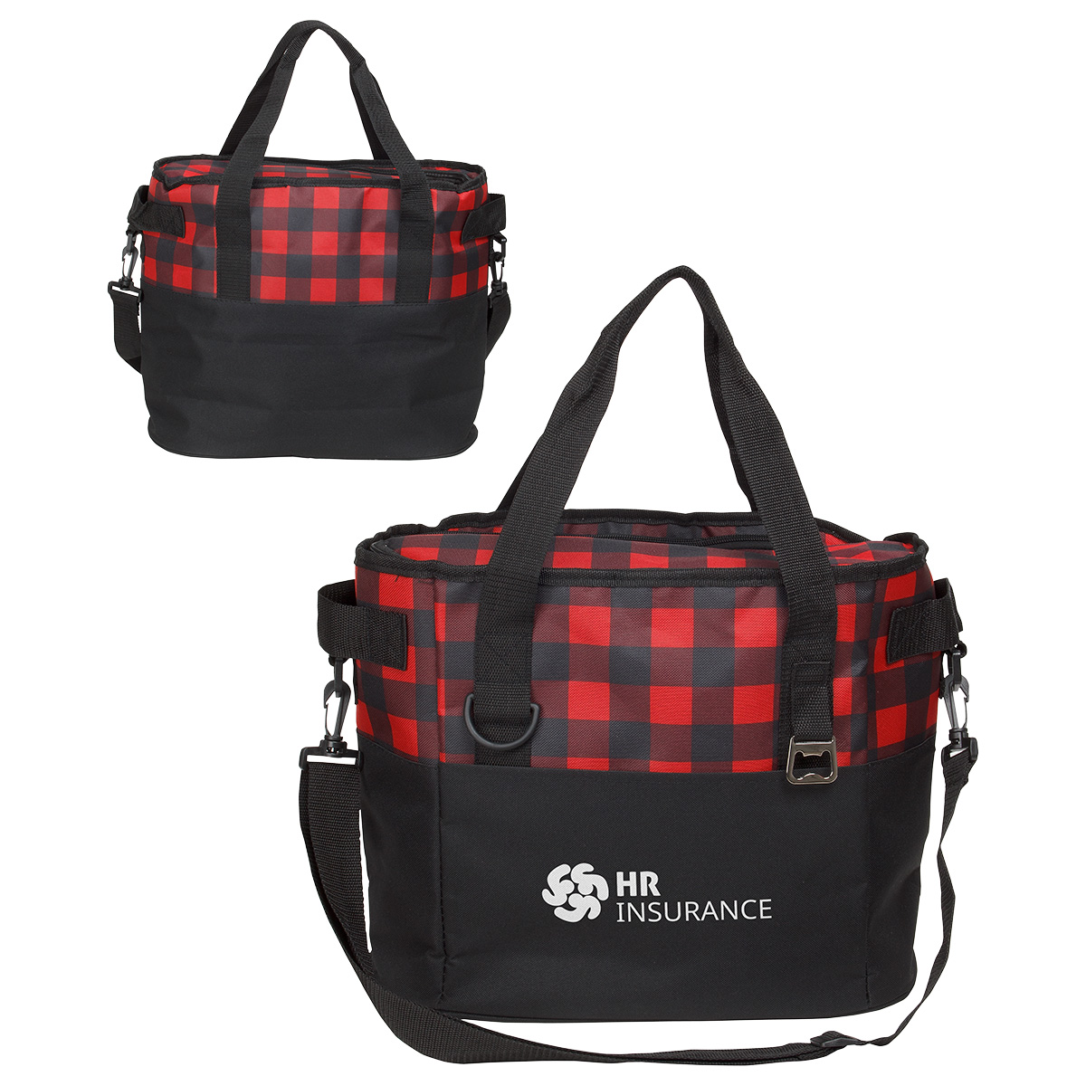 Plaid Insulated Cooler Bag 1