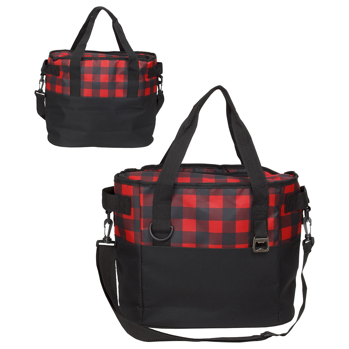 Plaid Insulated Cooler Bag 1