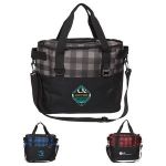 Plaid Insulated Cooler Bag 1 Plaid Insulated Cooler Bag 1