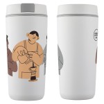Tonal 16 oz Eco-Friendly Tumbler - White Tonal 16 oz Eco-Friendly Tumbler - White