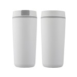 Tonal 16 oz Eco-Friendly Tumbler - White Tonal 16 oz Eco-Friendly Tumbler - White