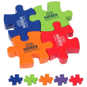4-Piece Connecting Puzzle Set Stress Reliever 1 4-Piece Connecting Puzzle Set Stress Reliever 1