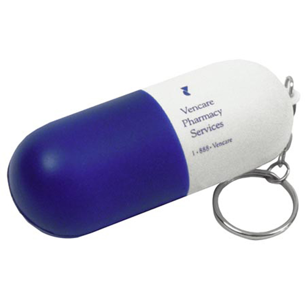 Capsule Stress Reliever Key Chain 1 Capsule Stress Reliever Key Chain 1