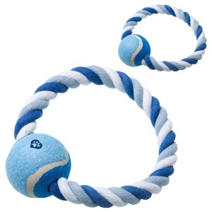 Circlet Rope Ring & Ball Pet Toy 1 Circlet Rope Ring & Ball Pet Toy 1