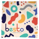 Cotton Feel Swaddle Blanket 42" x 42" 200GSM Poly/Spandex - Full Color 1 Cotton Feel Swaddle Blanket 42" x 42" 200GSM Poly/Spandex - Full Color 1