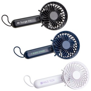 Quiet Breeze Rechargeable Hand Fan with Carabiner 1 Quiet Breeze Rechargeable Hand Fan with Carabiner 1