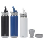NAYAD® Crusade 28 oz Stainless Steel Double-Wall Bottle with Hidden Cup 2 NAYAD® Crusade 28 oz Stainless Steel Double-Wall Bottle with Hidden Cup 2