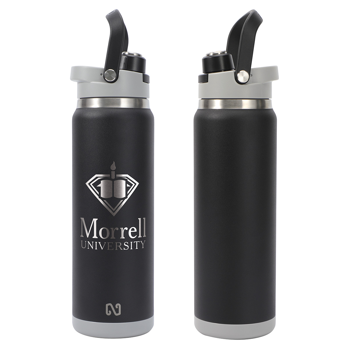NAYAD® Crusade 28 oz Stainless Steel Double-Wall Bottle with Hidden Cup 1