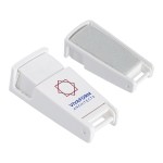 Alliance Portable Phone Stand & Screen Cleaner - White Alliance Portable Phone Stand & Screen Cleaner - White