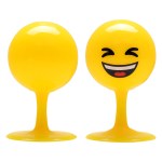 Emoji Bopper Desk Ball with Suction Cup - Yellow/Laugh Emoji Bopper Desk Ball with Suction Cup - Yellow/Laugh