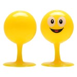 Emoji Bopper Desk Ball with Suction Cup - Yellow/Smiley Emoji Bopper Desk Ball with Suction Cup - Yellow/Smiley