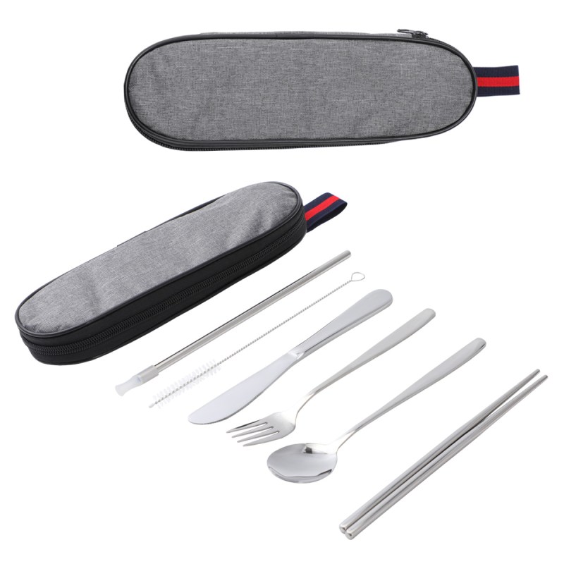 Stainless Steel Cutlery Set In Oxford Case 1 Stainless Steel Cutlery Set In Oxford Case 1