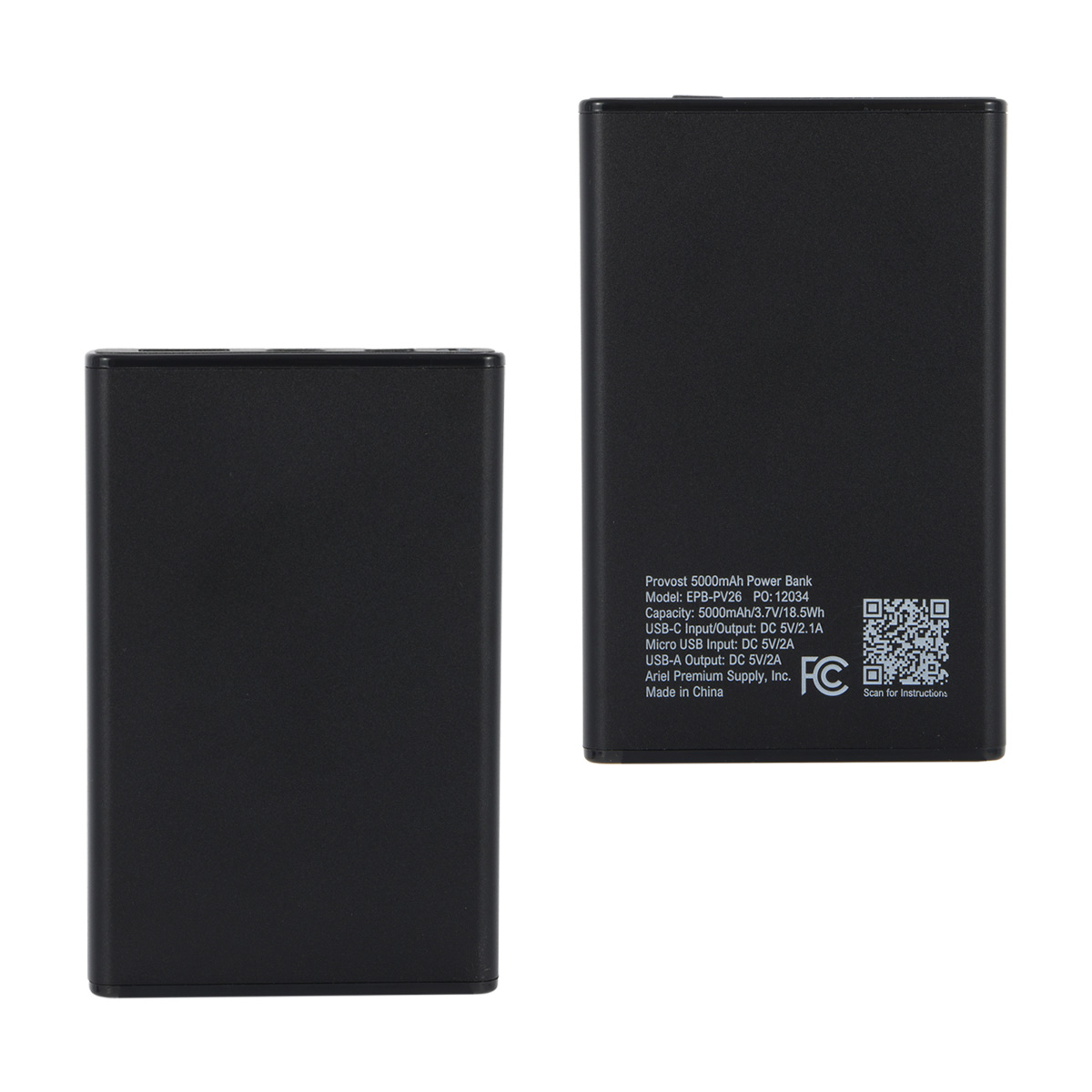 Provost 5000mAh Aluminum Power Bank 1