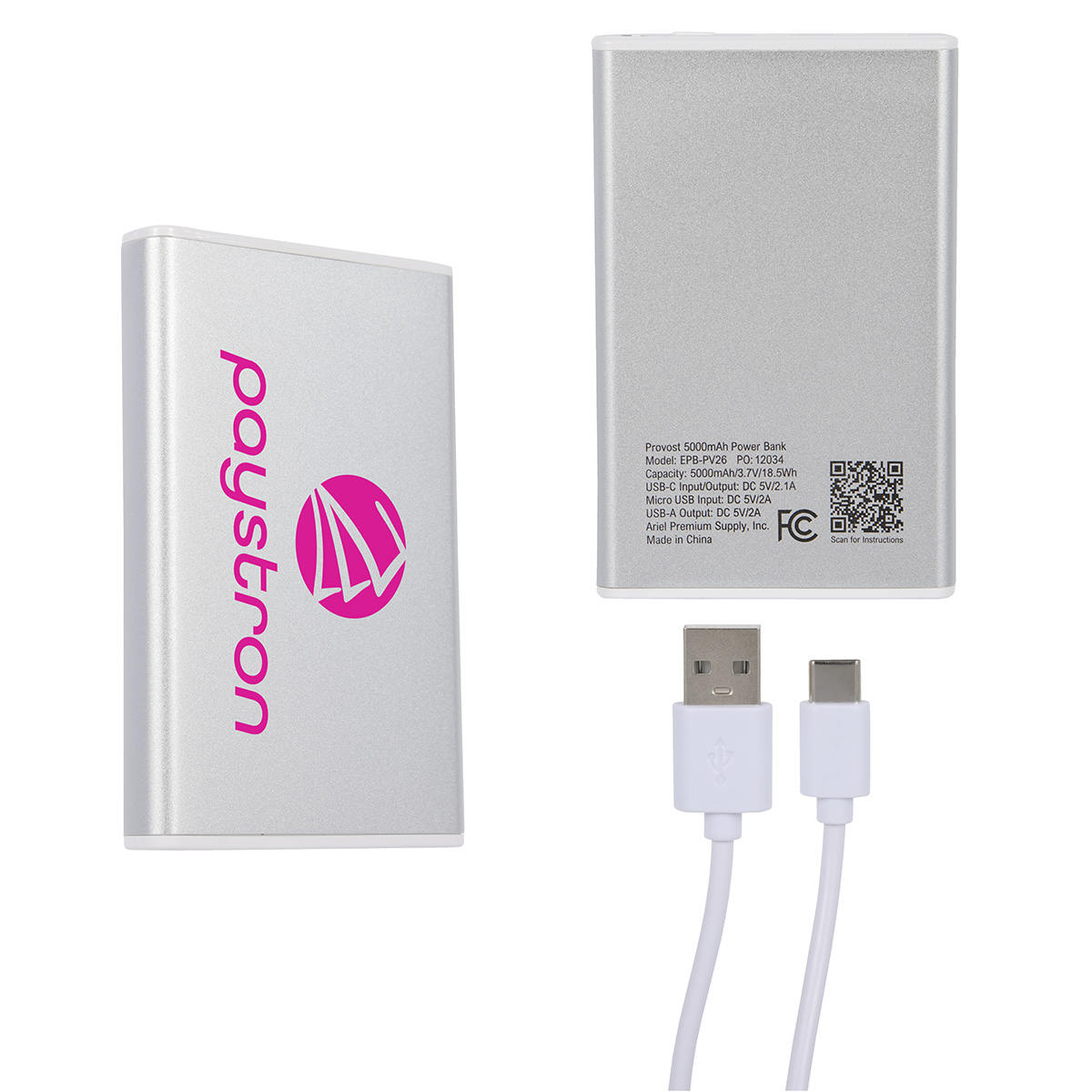 Provost 5000mAh Aluminum Power Bank 1