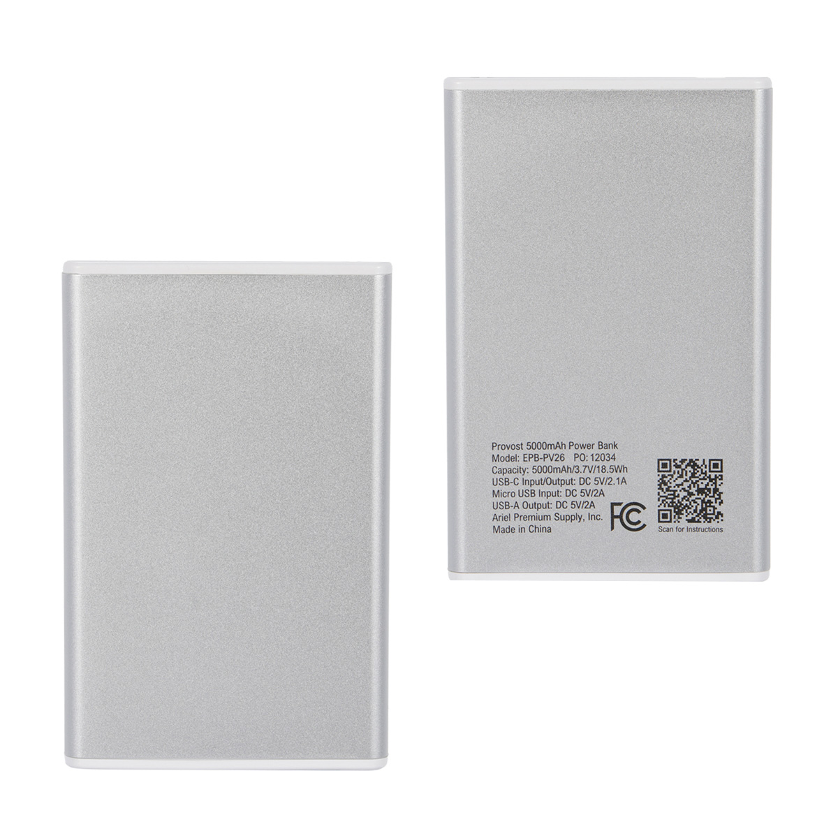 Provost 5000mAh Aluminum Power Bank 1