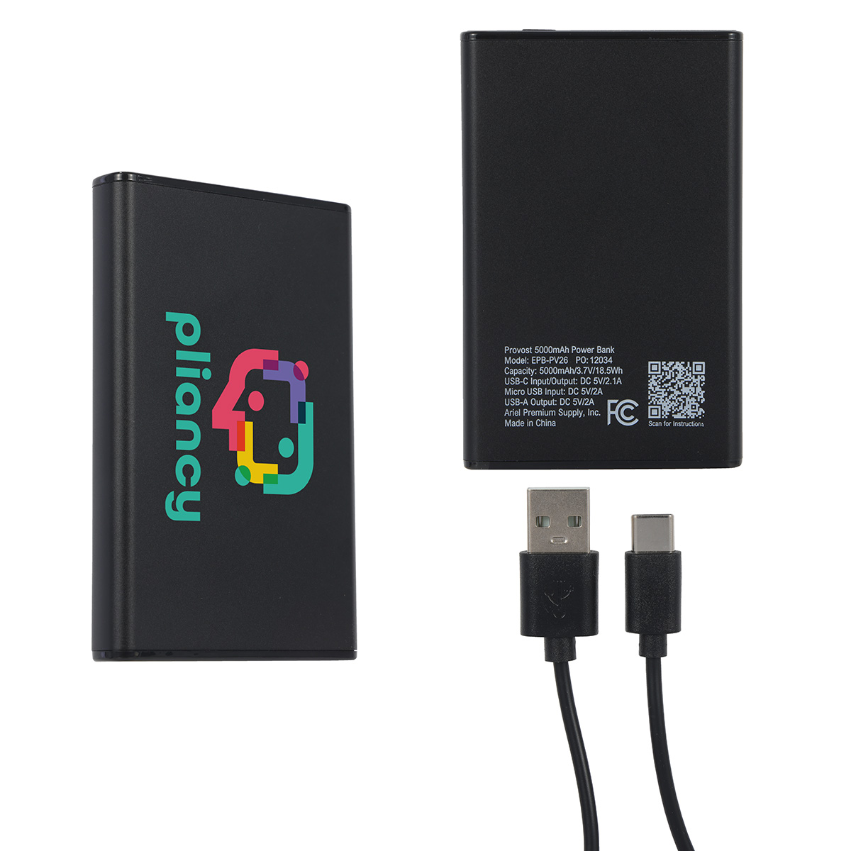 Provost 5000mAh Aluminum Power Bank 1