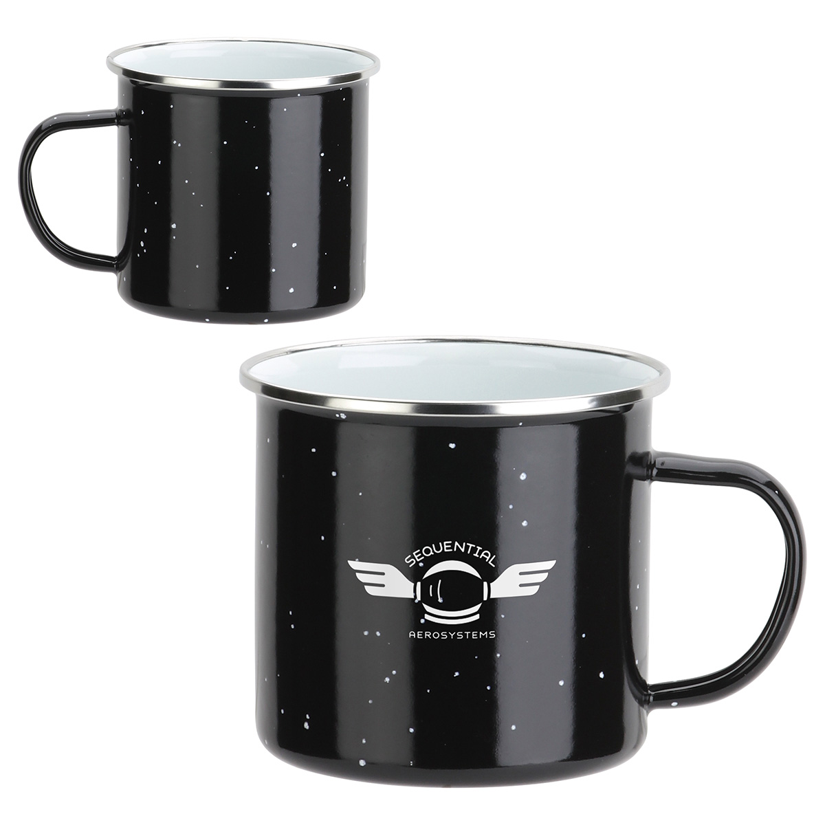 Foundry 16 oz Enamel-Lined Iron Coffee Mug 1