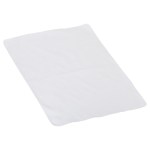 Tablet 11" x 7" Microfiber Cleaning Cloth- 1-Color - White Tablet 11" x 7" Microfiber Cleaning Cloth- 1-Color - White