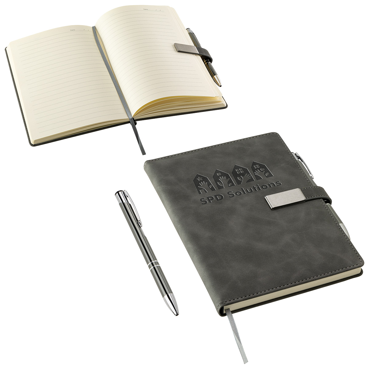 Thesis Hardcover Journal with Magnetic Closure & Pen 1
