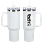 Maverick 40 oz Vacuum Insulated Stainless Steel Mug - White Maverick 40 oz Vacuum Insulated Stainless Steel Mug - White
