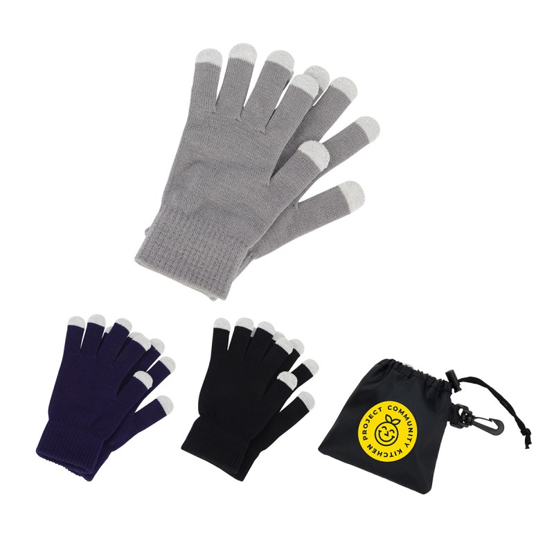 Easy Swipe Touch-Sensitive Glove With Drawstring Pouch 1 Easy Swipe Touch-Sensitive Glove With Drawstring Pouch 1
