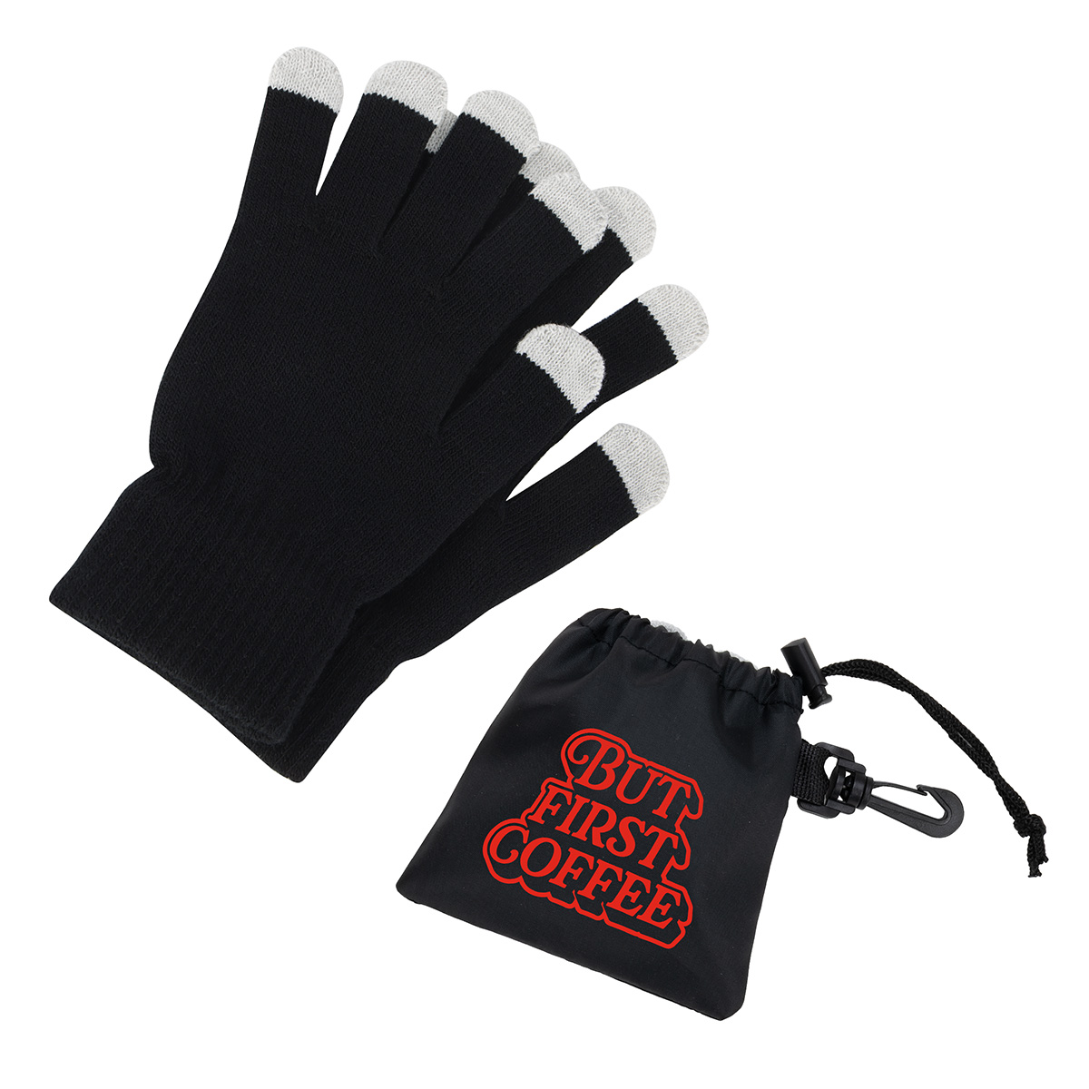 Easy Swipe Touch-Sensitive Glove With Drawstring Pouch 1