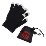 Easy Swipe Touch-Sensitive Glove With Drawstring Pouch - Black Easy Swipe Touch-Sensitive Glove With Drawstring Pouch - Black