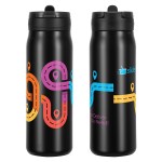 Quincy 25 oz Eco-Friendly Vacuum Insulated Bottle - Black Quincy 25 oz Eco-Friendly Vacuum Insulated Bottle - Black