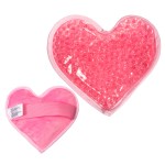 Plush Heart Hot/Cold Pack - Pastel Pink Plush Heart Hot/Cold Pack - Pastel Pink