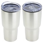Odyssey 30 oz Stainless Steel/Polypropylene Travel Tumbler - Silver Odyssey 30 oz Stainless Steel/Polypropylene Travel Tumbler - Silver