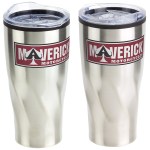 Oasis 20 oz Stainless Steel/Polypropylene Tumbler - White Oasis 20 oz Stainless Steel/Polypropylene Tumbler - White