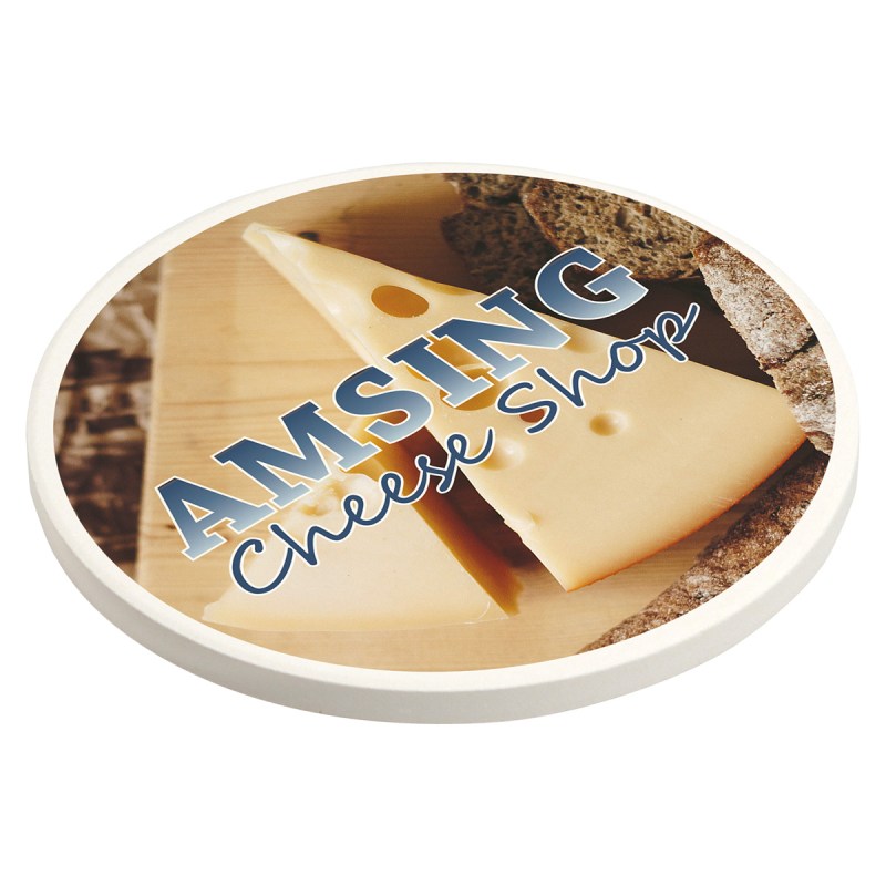 Cobblestone Absorbent Coaster with Cork Base 1 Cobblestone Absorbent Coaster with Cork Base 1