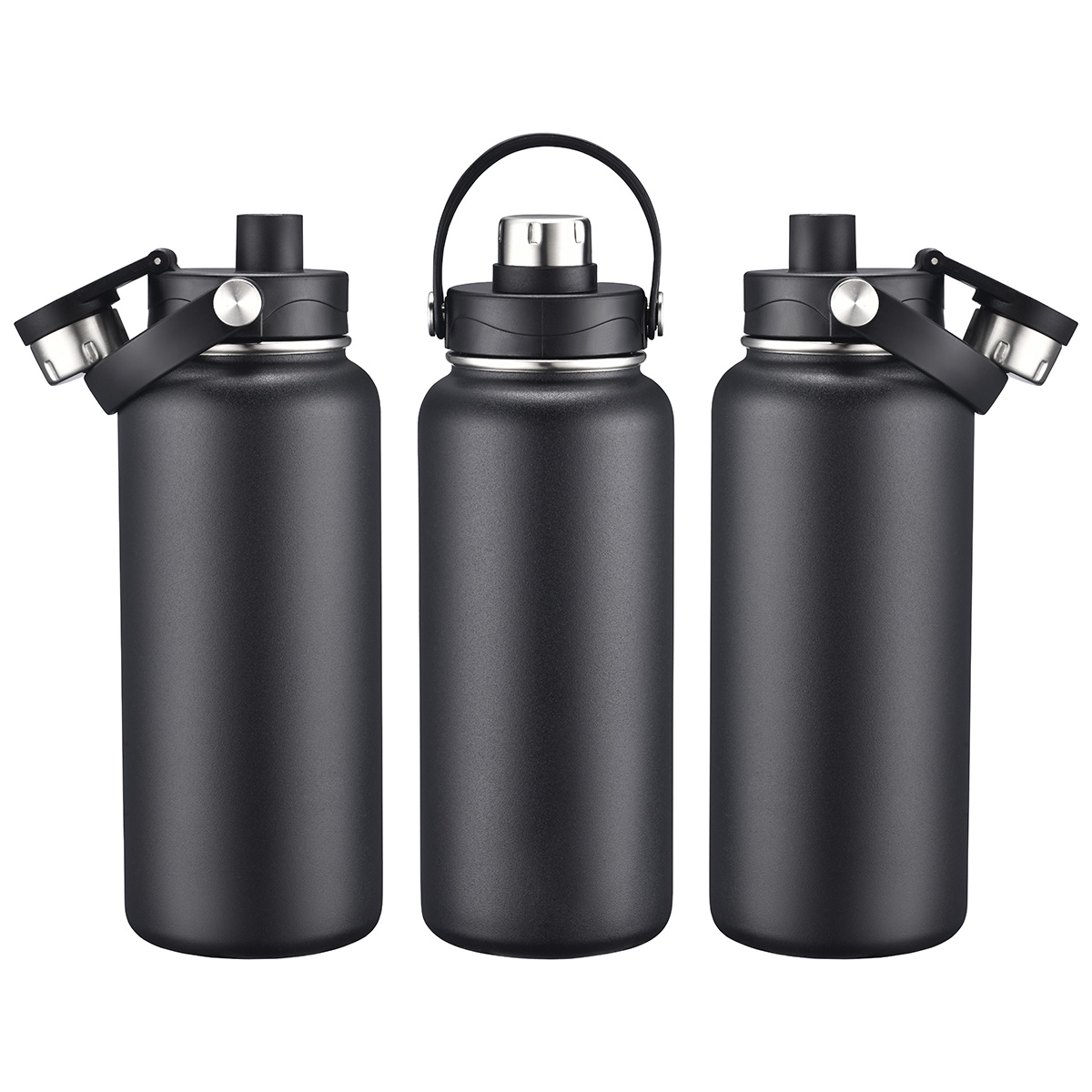 Bresso 34 oz Vacuum Insulated Bottle with Twist Top Spout 1