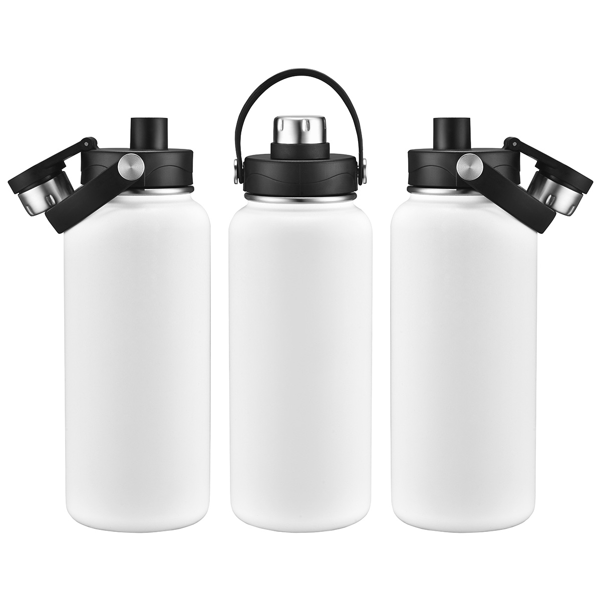 Bresso 34 oz Vacuum Insulated Bottle with Twist Top Spout 1