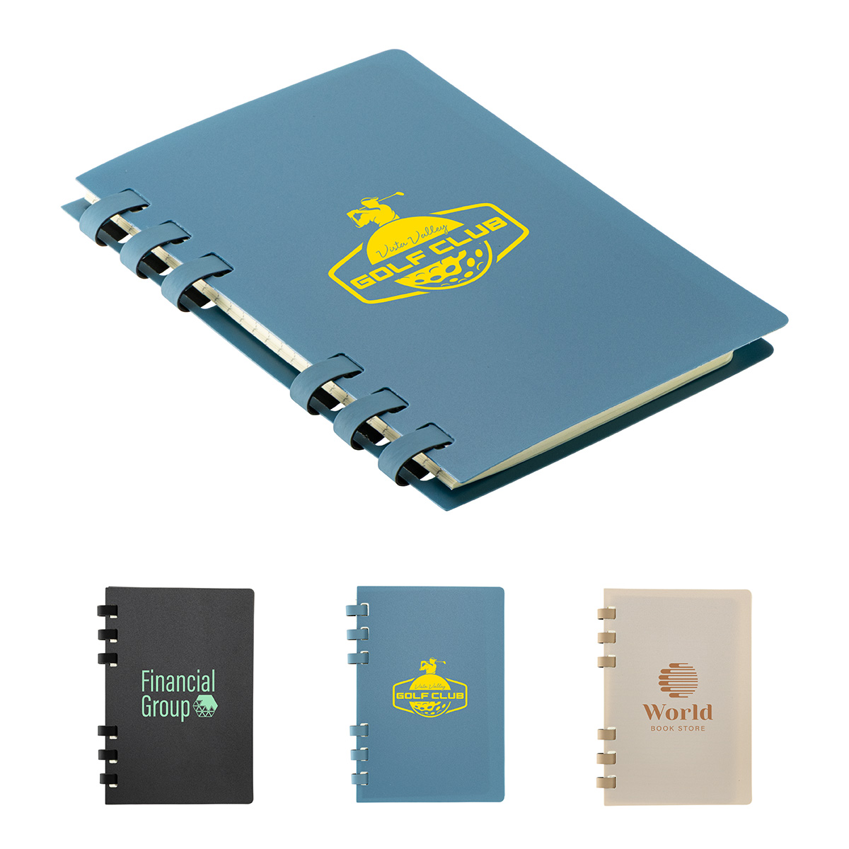 Campus 6-Ring Notebook Made with Repreve® Recycled Polypropylene Cover 1