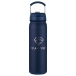 Tuscany 24 oz Eco-Friendly 2-in-1 Vacuum Insulated Bottle - Navy Blue Tuscany 24 oz Eco-Friendly 2-in-1 Vacuum Insulated Bottle - Navy Blue