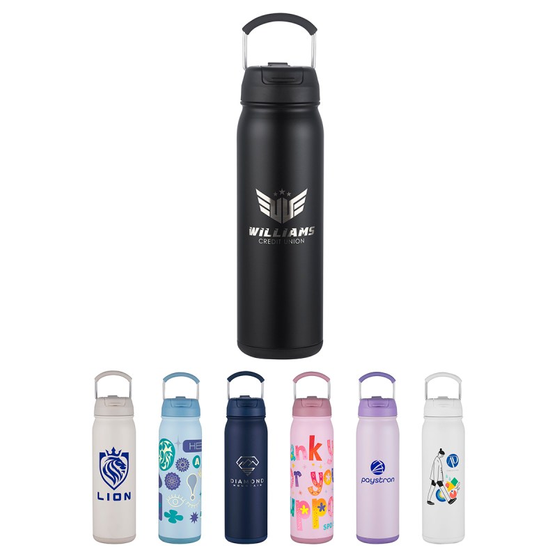Tuscany 24 oz Eco-Friendly 2-in-1 Vacuum Insulated Bottle 1 Tuscany 24 oz Eco-Friendly 2-in-1 Vacuum Insulated Bottle 1