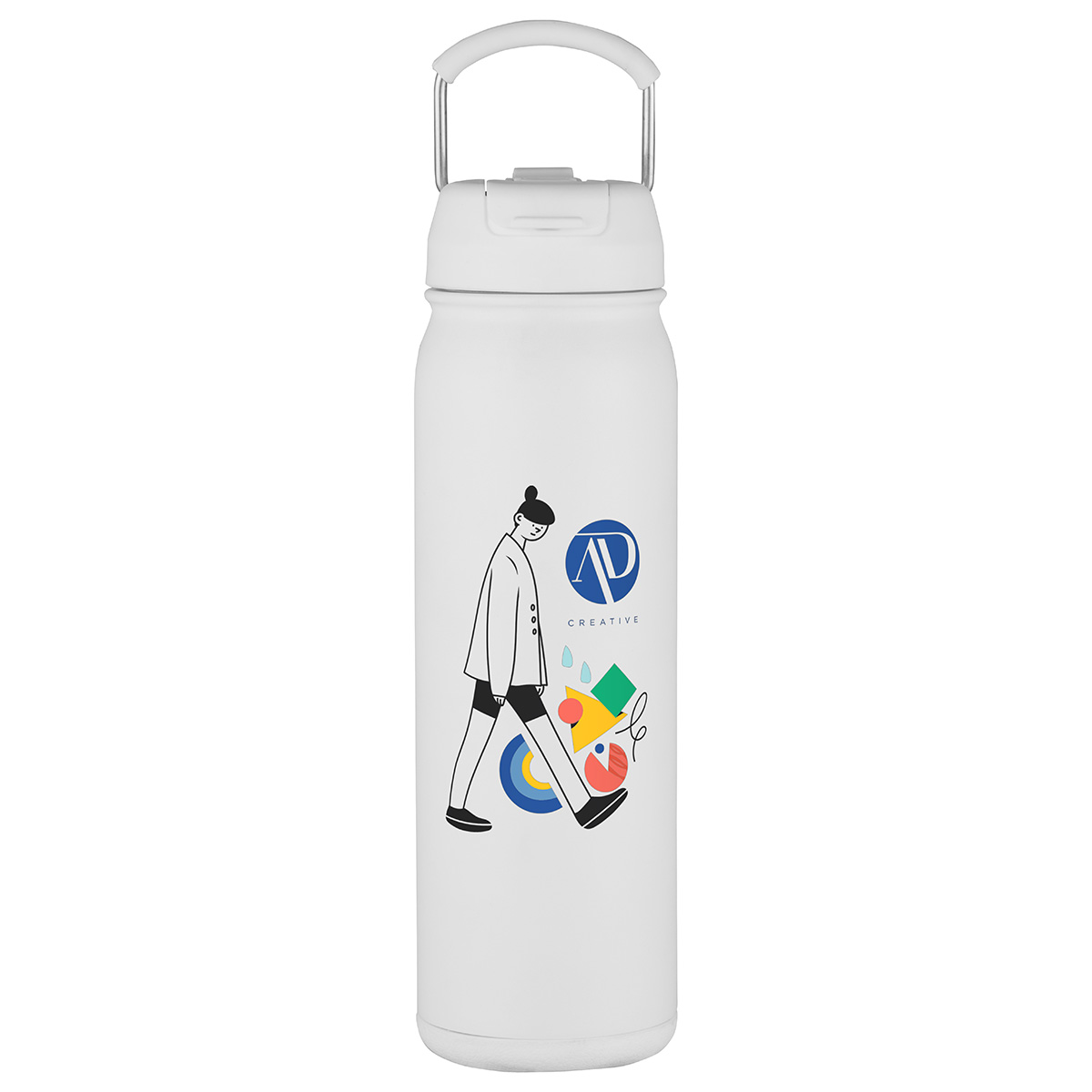 Tuscany 24 oz Eco-Friendly 2-in-1 Vacuum Insulated Bottle 1