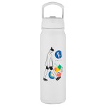 Tuscany 24 oz Eco-Friendly 2-in-1 Vacuum Insulated Bottle - White Tuscany 24 oz Eco-Friendly 2-in-1 Vacuum Insulated Bottle - White