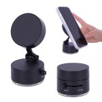 Rivet Portable Magnetic Phone Mount With Suction Cup Base - Black Rivet Portable Magnetic Phone Mount With Suction Cup Base - Black