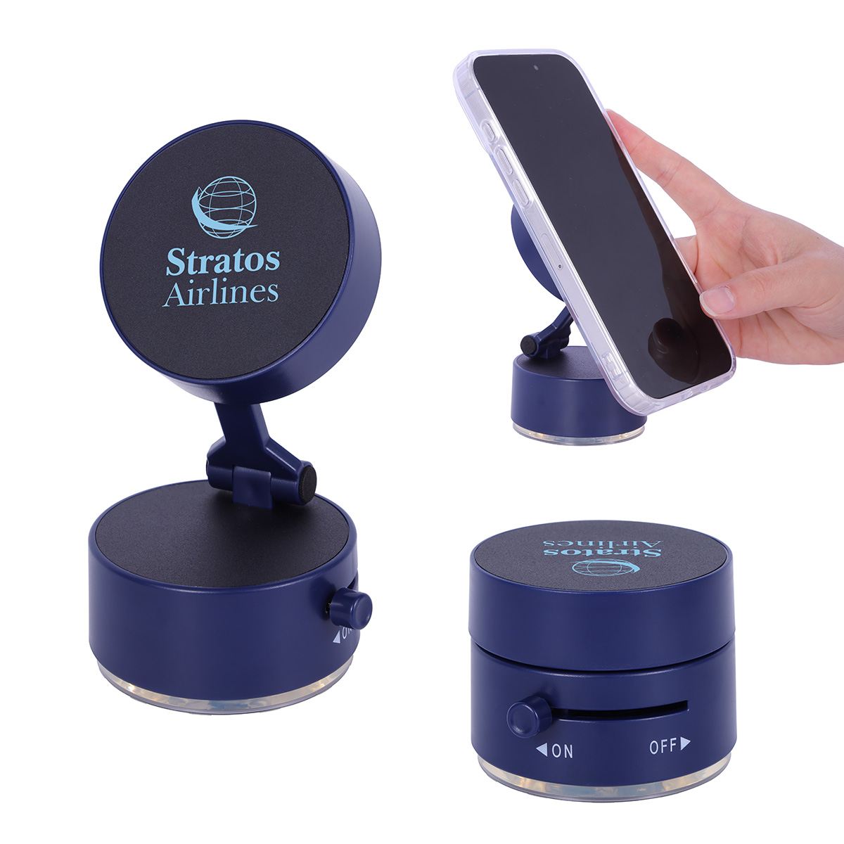 Rivet Portable Magnetic Phone Mount With Suction Cup Base 1