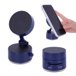 Rivet Portable Magnetic Phone Mount With Suction Cup Base - Navy Blue Rivet Portable Magnetic Phone Mount With Suction Cup Base - Navy Blue