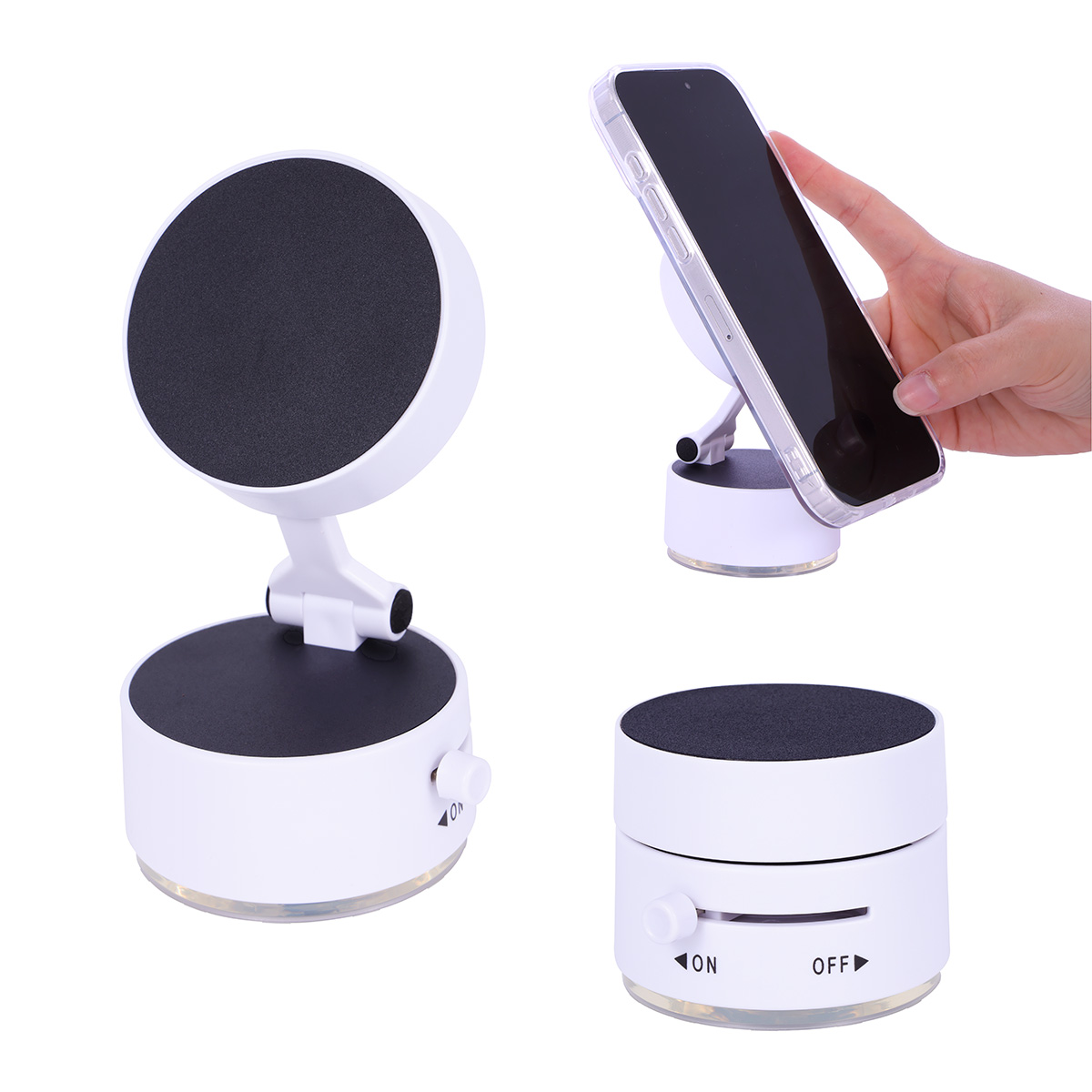 Rivet Portable Magnetic Phone Mount With Suction Cup Base 1