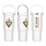 SENSO® Nile Duoflow 30 oz Eco-Friendly Vacuum Insulated Tumbler - White SENSO® Nile Duoflow 30 oz Eco-Friendly Vacuum Insulated Tumbler - White