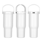 SENSO® Nile Duoflow 30 oz Eco-Friendly Vacuum Insulated Tumbler - White SENSO® Nile Duoflow 30 oz Eco-Friendly Vacuum Insulated Tumbler - White