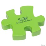 Connecting Puzzle Piece Stress Reliever - Green Connecting Puzzle Piece Stress Reliever - Green