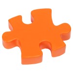 Connecting Puzzle Piece Stress Reliever - Orange Connecting Puzzle Piece Stress Reliever - Orange