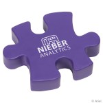 Connecting Puzzle Piece Stress Reliever - Purple Connecting Puzzle Piece Stress Reliever - Purple